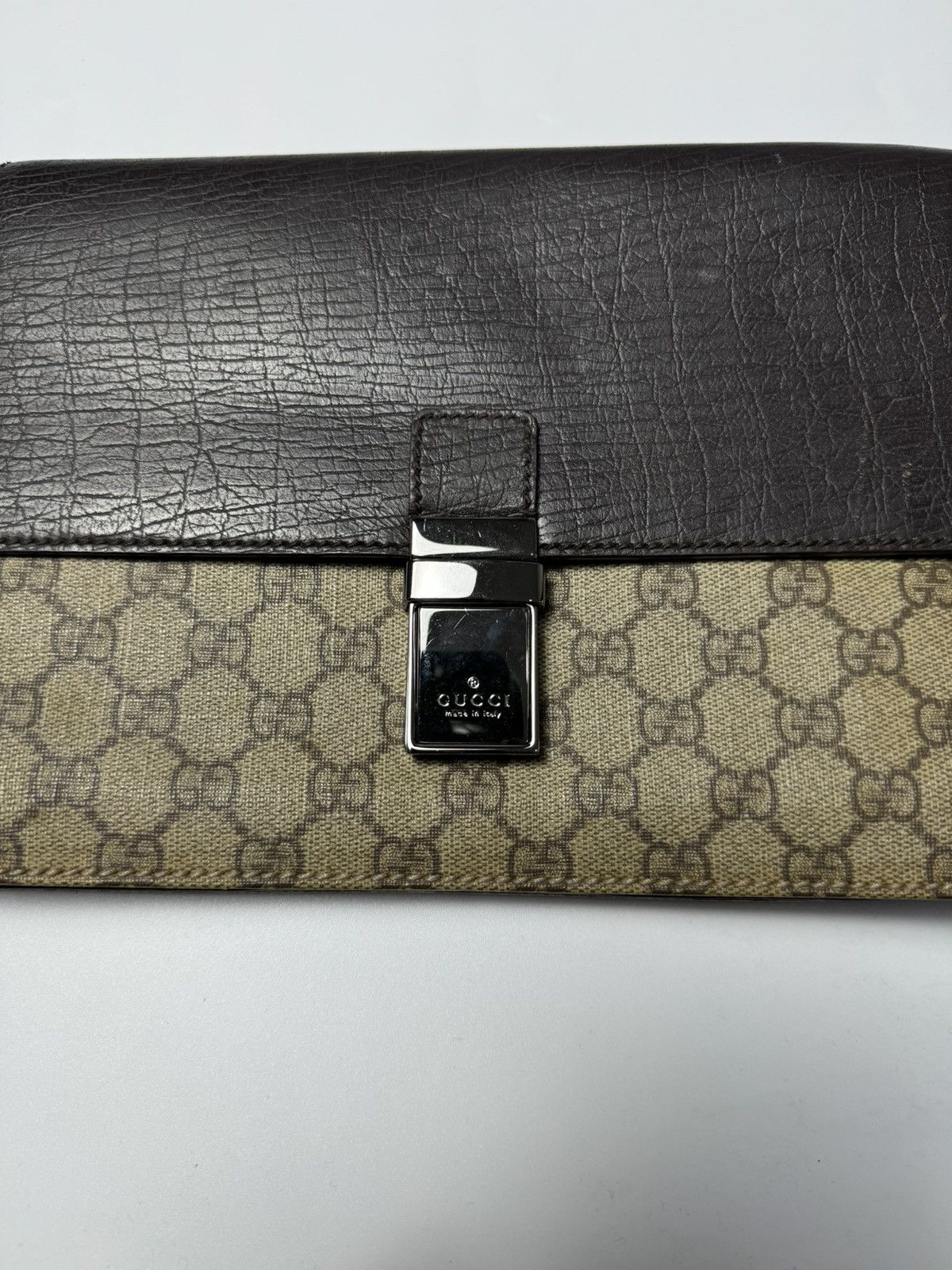 Gucci Gucci GG Supreme Plus Second Bag Clutch Leather Size ONE SIZE - 5 Thumbnail