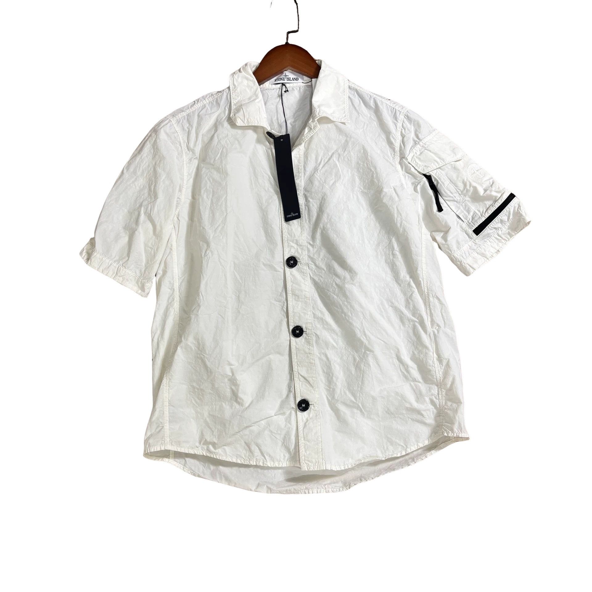 Stone Island Stone Island Sleeve Pocket Short Sleeve Shirt S Size US S / EU 44-46 / 1 - 1 Thumbnail