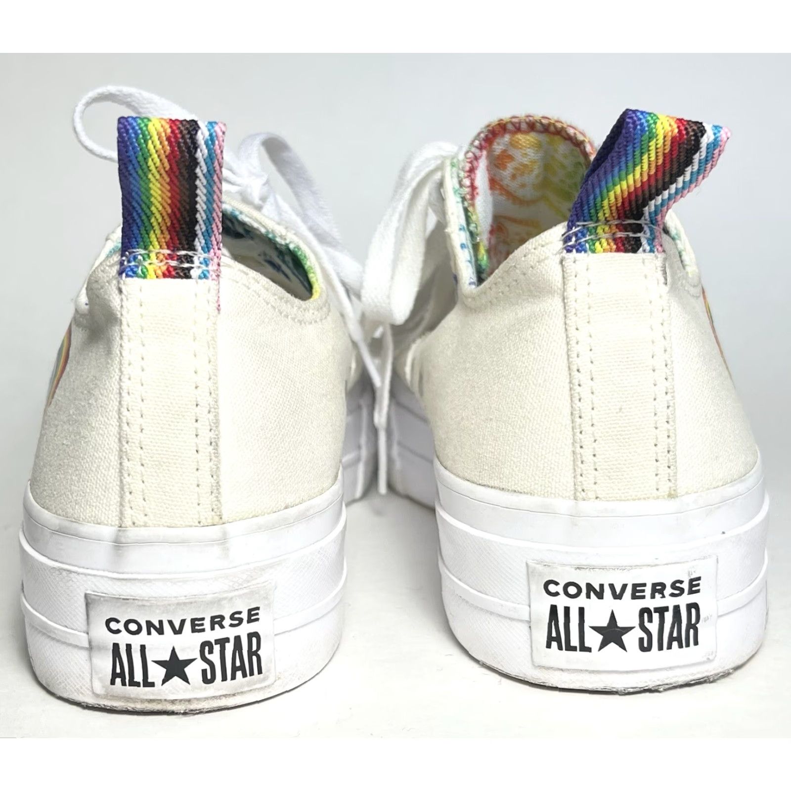 Converse Converse CTAS Lift Platform Pride Low Top Rainbow Men’s 8 Women’s 10 Sneakers Shirt? Size M / US 6-8 / IT 42-44 - 6 Thumbnail