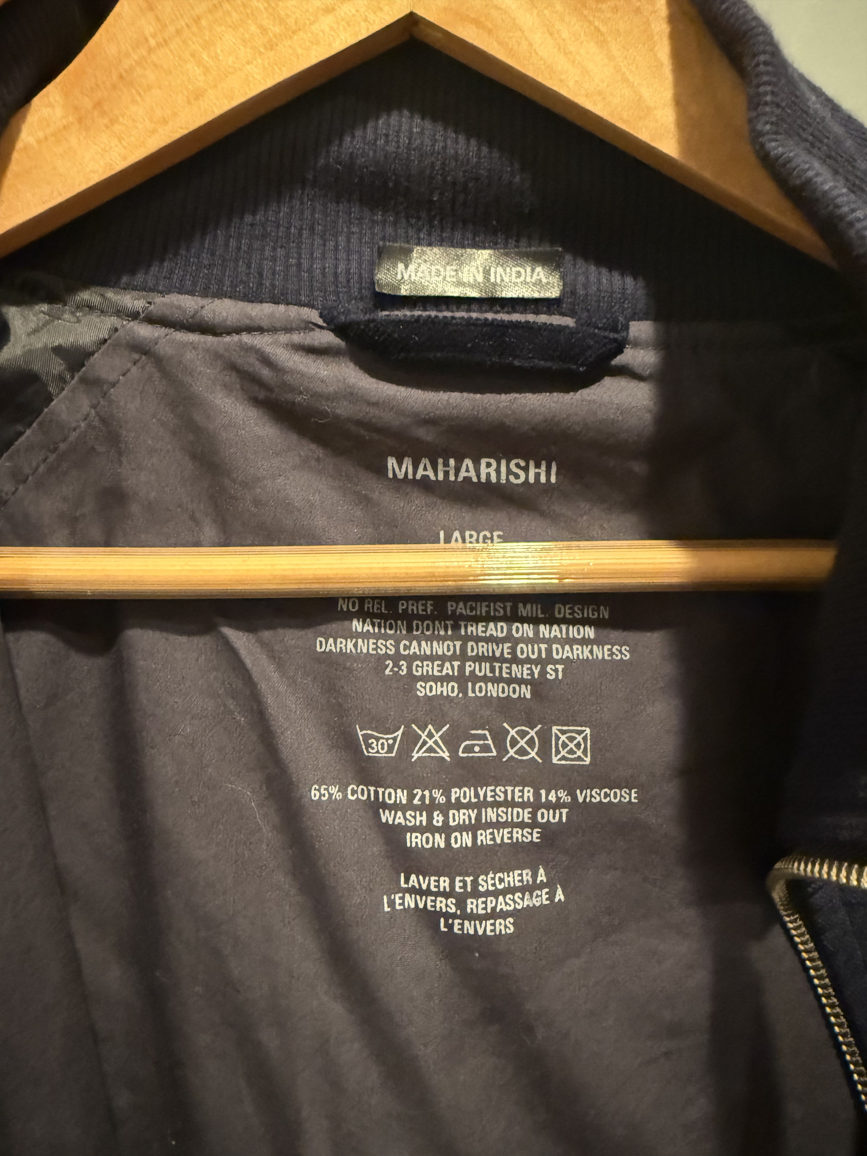 Maharishi Velvet Jacket with dragon Embroidery