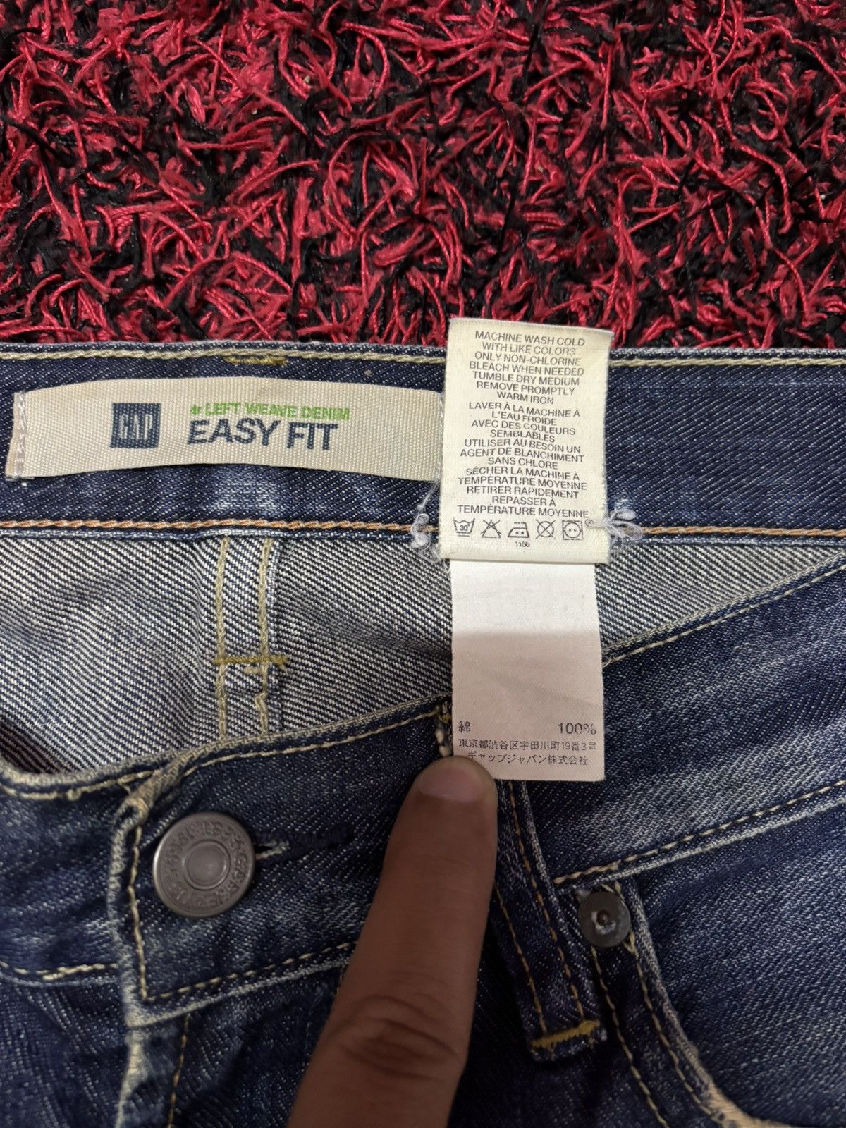 Gap Vtg Gap Mud Washed Distressed Jeans Size US 29 - 6 Thumbnail