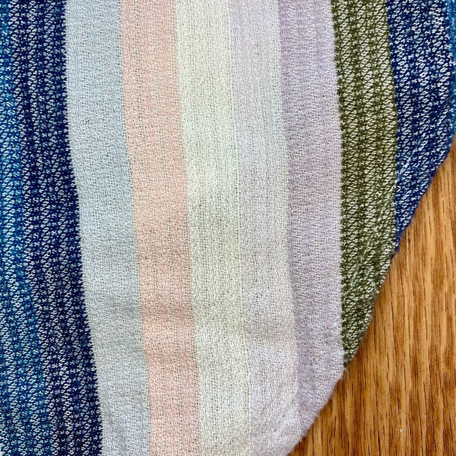 Sonoma Sonoma Stripe Blue Button-up Shirt Blouse Womens Medium Size M / US 6-8 / IT 42-44 - 10 Thumbnail