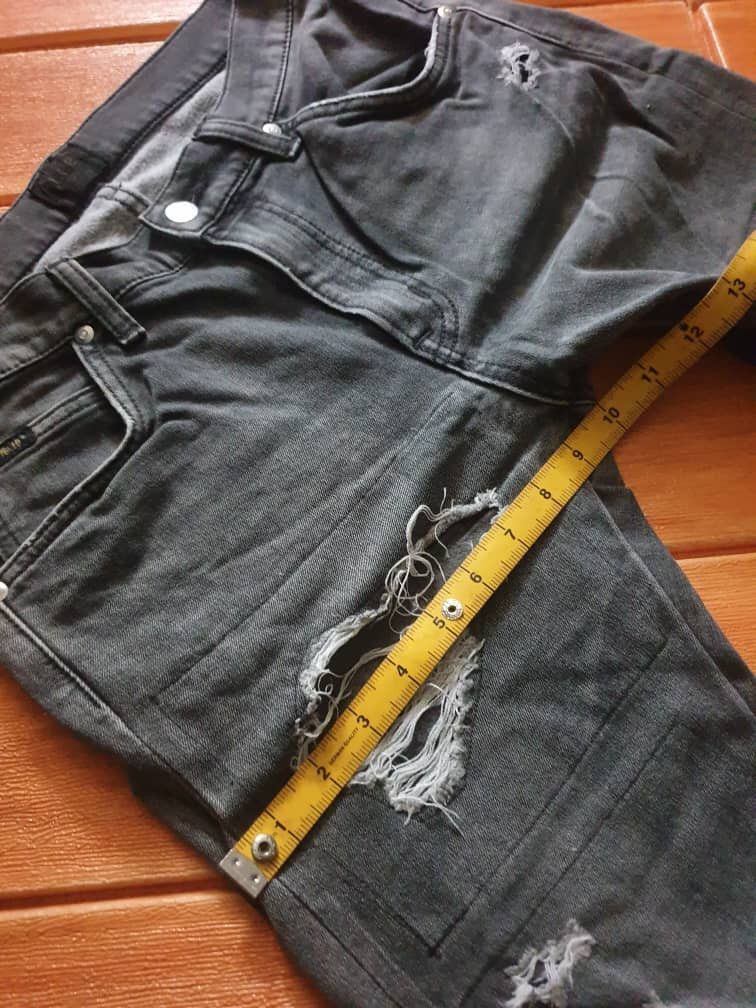 Japanese Brand 💥Lee riders custom zipper leg distressed jeans Size US 30 / EU 46 - 10 Thumbnail