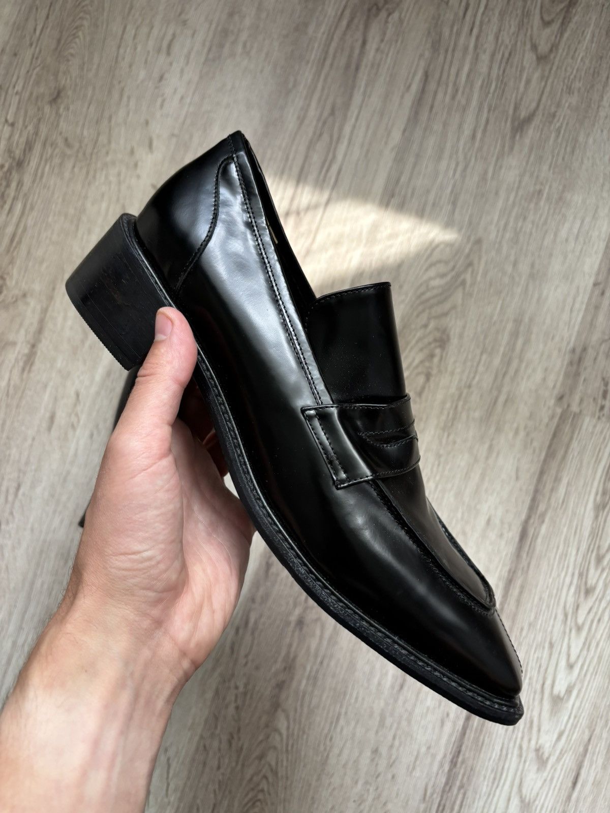 Other OSOI Black Derrick Loafers - Size 40, Minimalist Leather Size US 10 / IT 40 - 23 Thumbnail