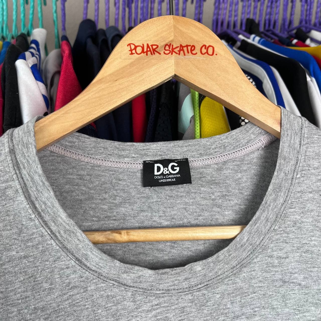 Dolce & Gabbana Dolce Gabbana Grey Basic Tshirt Size M Size US M / EU 48-50 / 2 - 8 Thumbnail