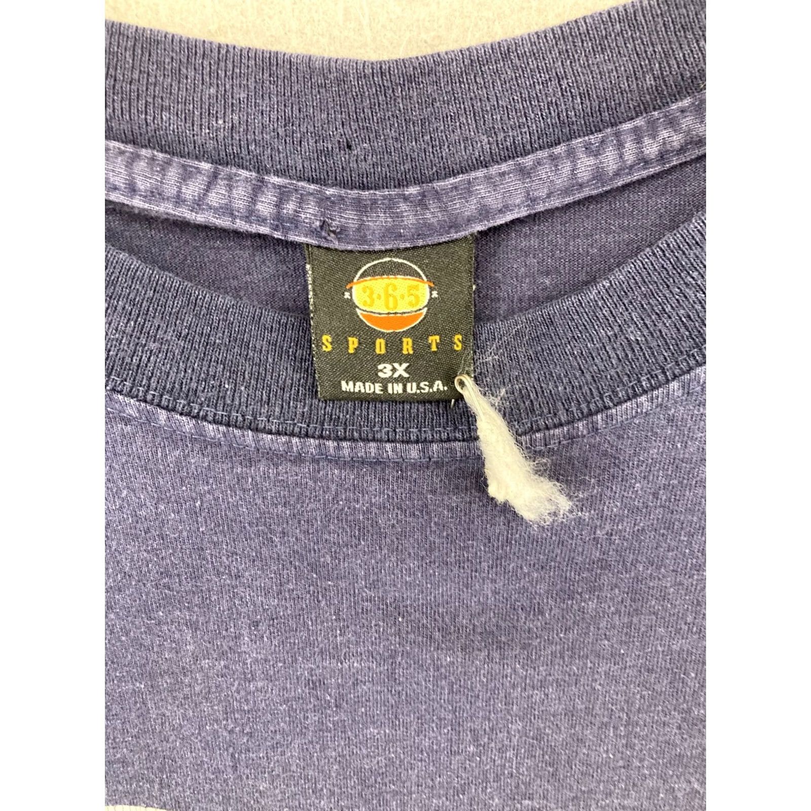 Vintage 365 Sports TShirt Shirts 3XL Blue Mens Jersey Cotton Short Sleeve Crew Neck US MADE Sports 365 Sports Shirt Mens 3XL Blue USA MADE Size US XXL / EU 58 / 5 - 5 Thumbnail