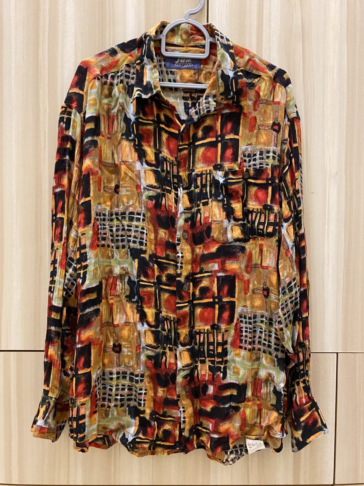 image of Art x Avant Garde Jun Men Rayon Shirt (Size Large)