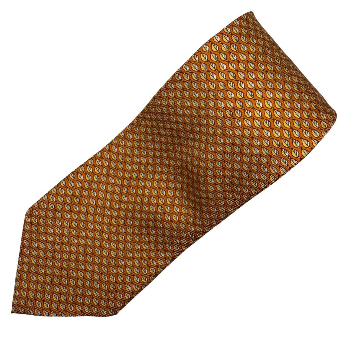 Salvatore Ferragamo Salvatore Ferragamo Silk Tie,Orange, Made in Italy, Like New Size ONE SIZE - 2 Thumbnail