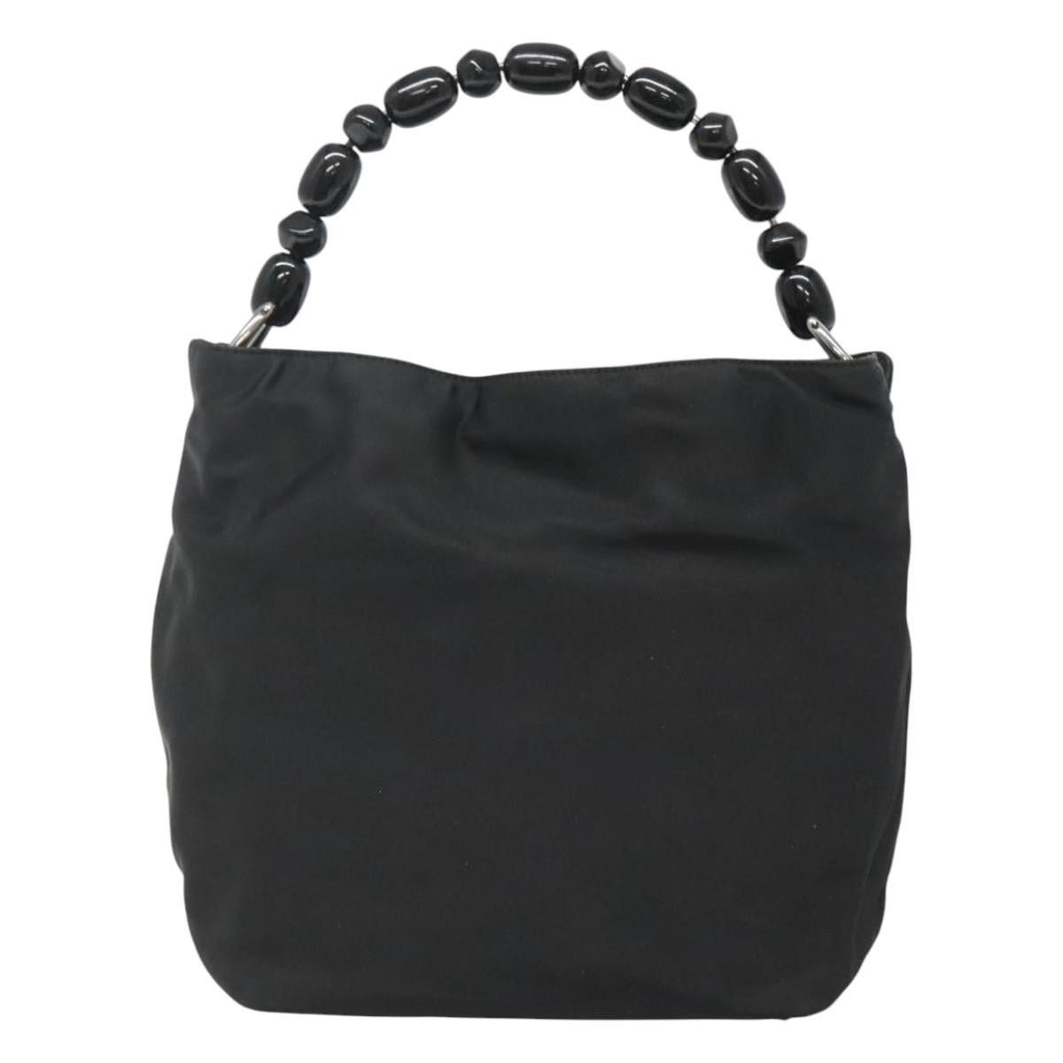Dior DIOR Maris Pearl Hand Bag Nylon Black Silver Size ONE SIZE - 3 Thumbnail