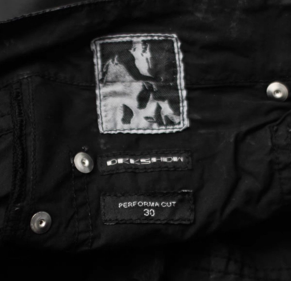 Rick Owens Rick Owens DRKSHDW Waxed Finish Denim Jeans Size US 30 / EU 46 - 5 Thumbnail