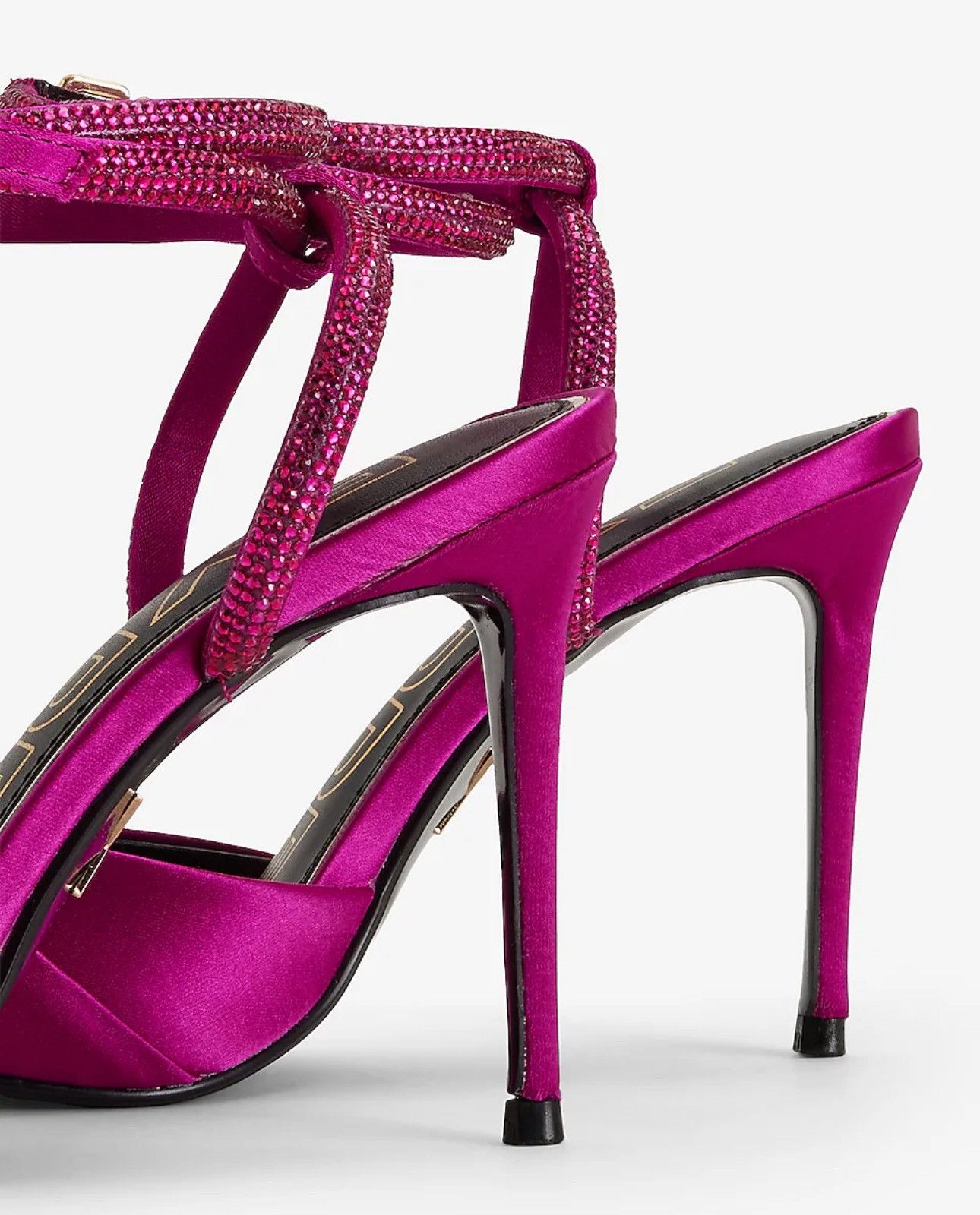 Express Rhinestone Bow Embellished Strap Pumps-EXPRESS BRAND- Size US 7 / IT 37 - 4 Thumbnail