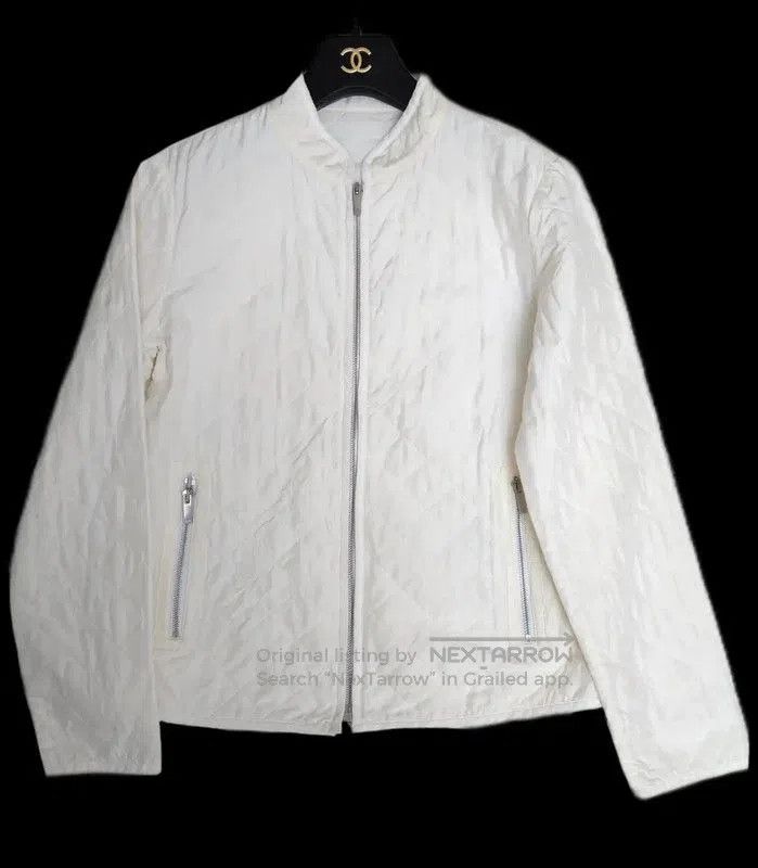 Dior Dior White Silk Checkered Women's Jacket . Size S / US 4 / IT 40 - 1 Thumbnail