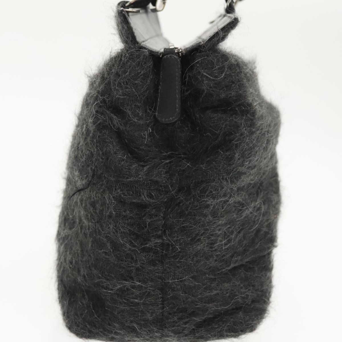 Salvatore Ferragamo Salvatore Ferragamo Hand Bag Wool Gray Silver Size ONE SIZE - 4 Thumbnail