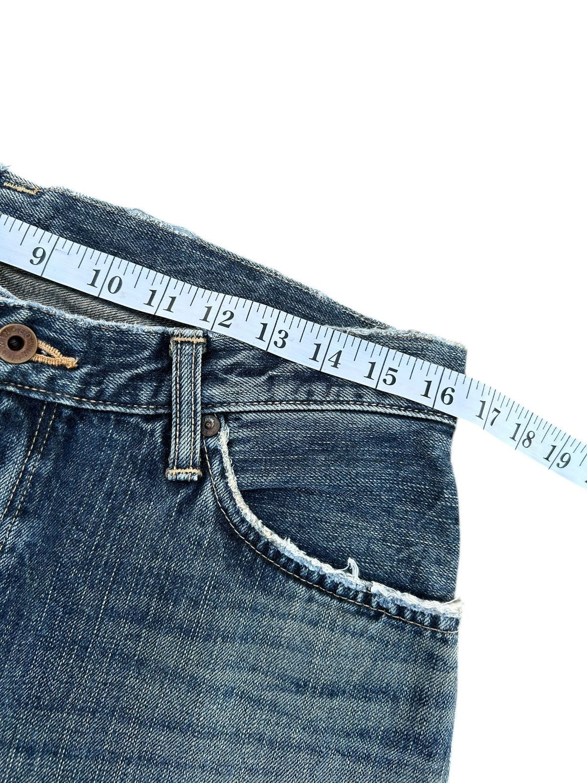 Kapital Vintage Edwin 505 Selvedge Distressed Denim Jeans Size US 33 - 13 Thumbnail