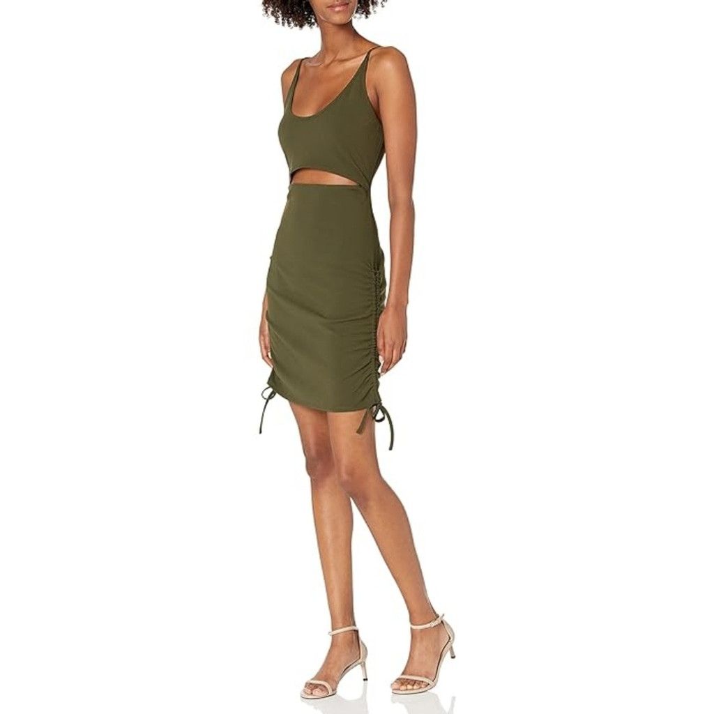 BCBGeneration BCBGenerations Cutout Drawstring Mini Dress Size XS / US 0-2 / IT 36-38 - 2 Thumbnail