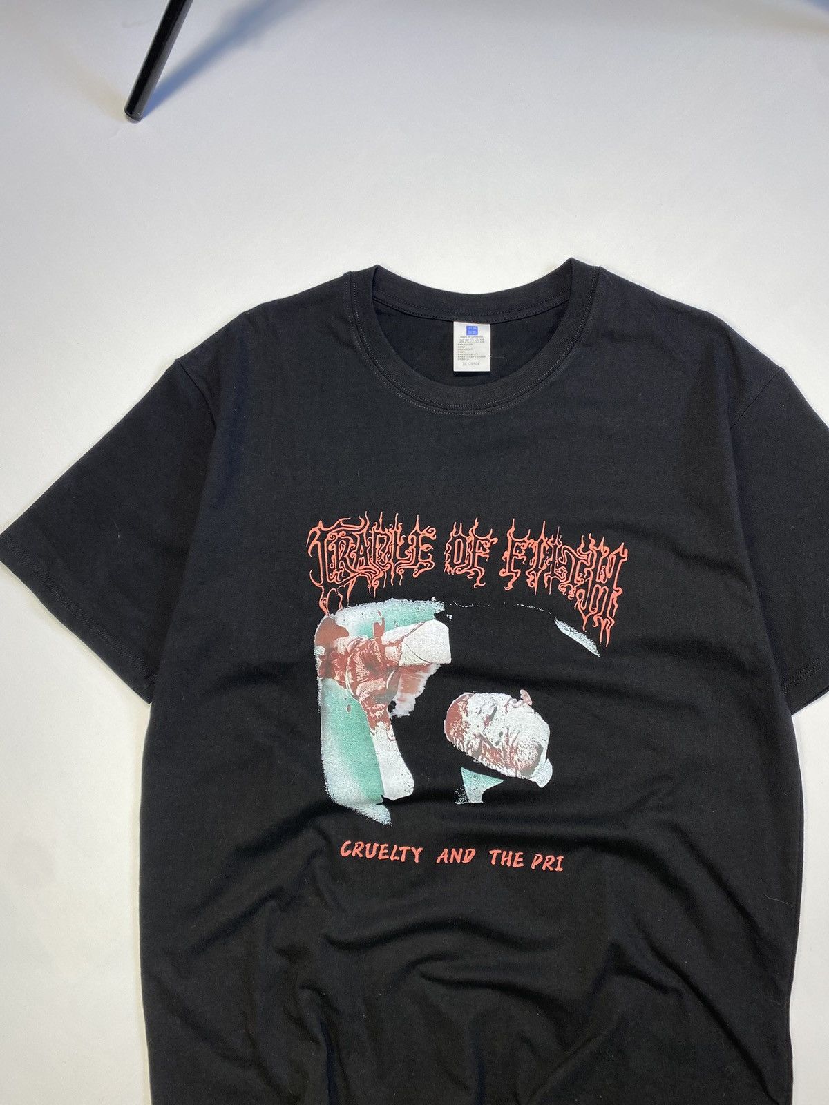 Band Tees Vintage Cradle of Filth Cruelty Priest Metal Band Tshirt Size US XL / EU 56 / 4 - 3 Thumbnail