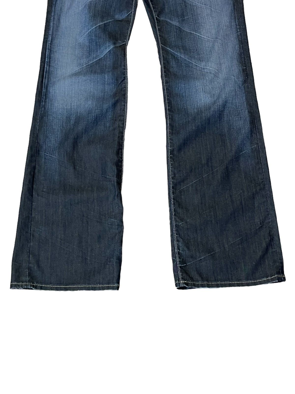 Japanese Brand SICK🔥MONARCHY BOOTSTRAP/FLARE LEG JEANS Size US 36 / EU 52 - 3 Thumbnail