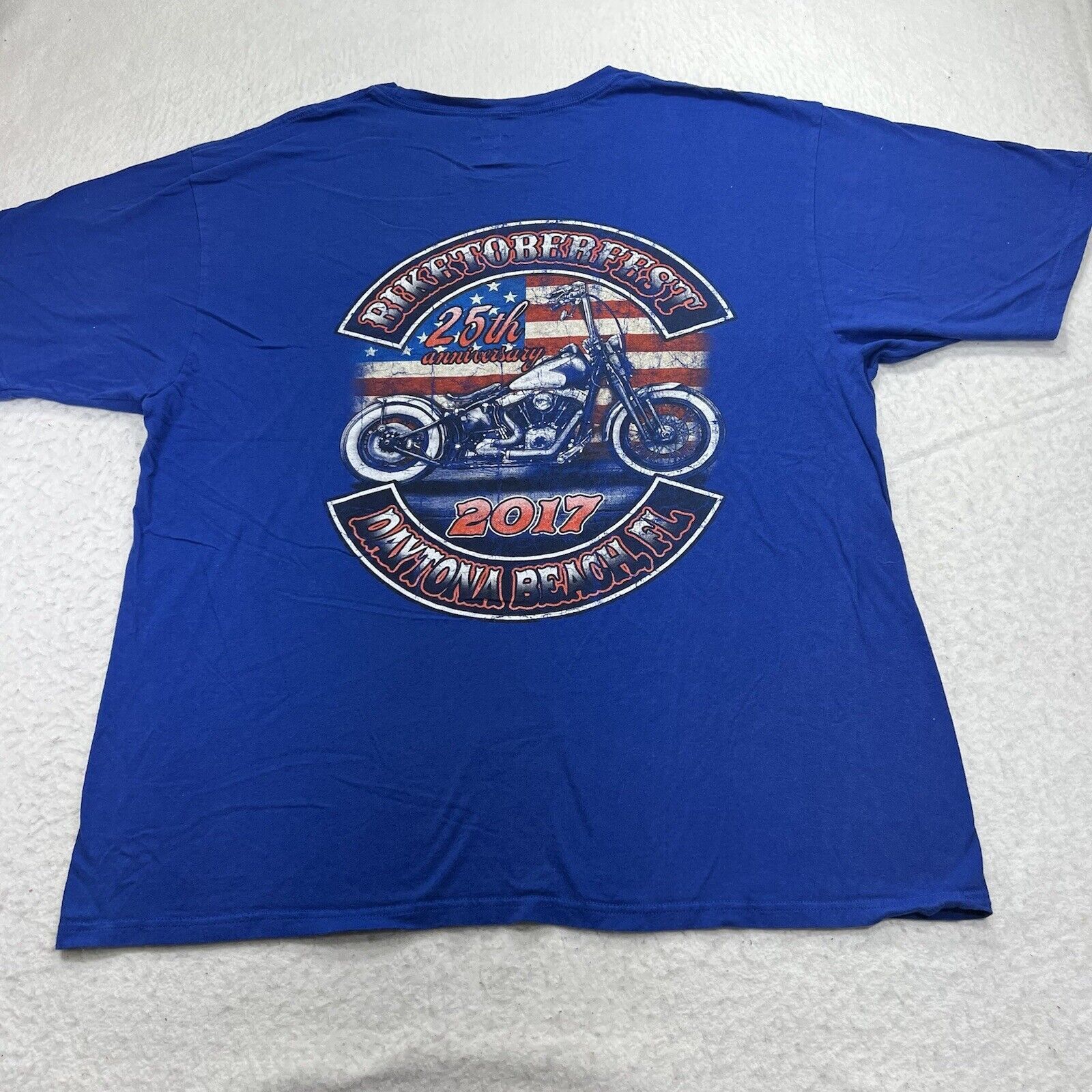 Other Biketoberfest 2017 Daytona Beach XXL 25th Annual T Shirt Size US XXL / EU 58 / 5 - 7 Thumbnail
