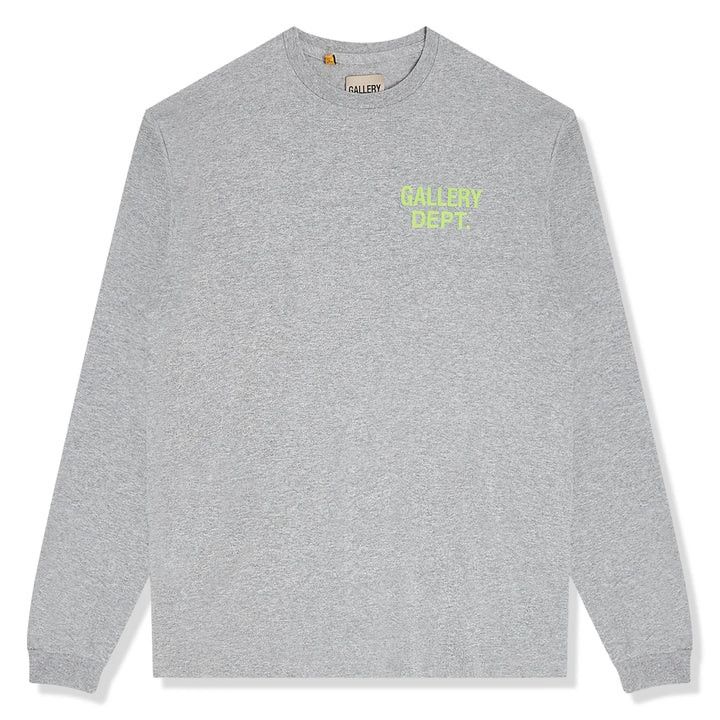 Gallery Dept. o1gr1nt0426 Logo Souvenir L/S T-Shirt in Heather Grey Size US XXL / EU 58 / 5 - 2 Thumbnail
