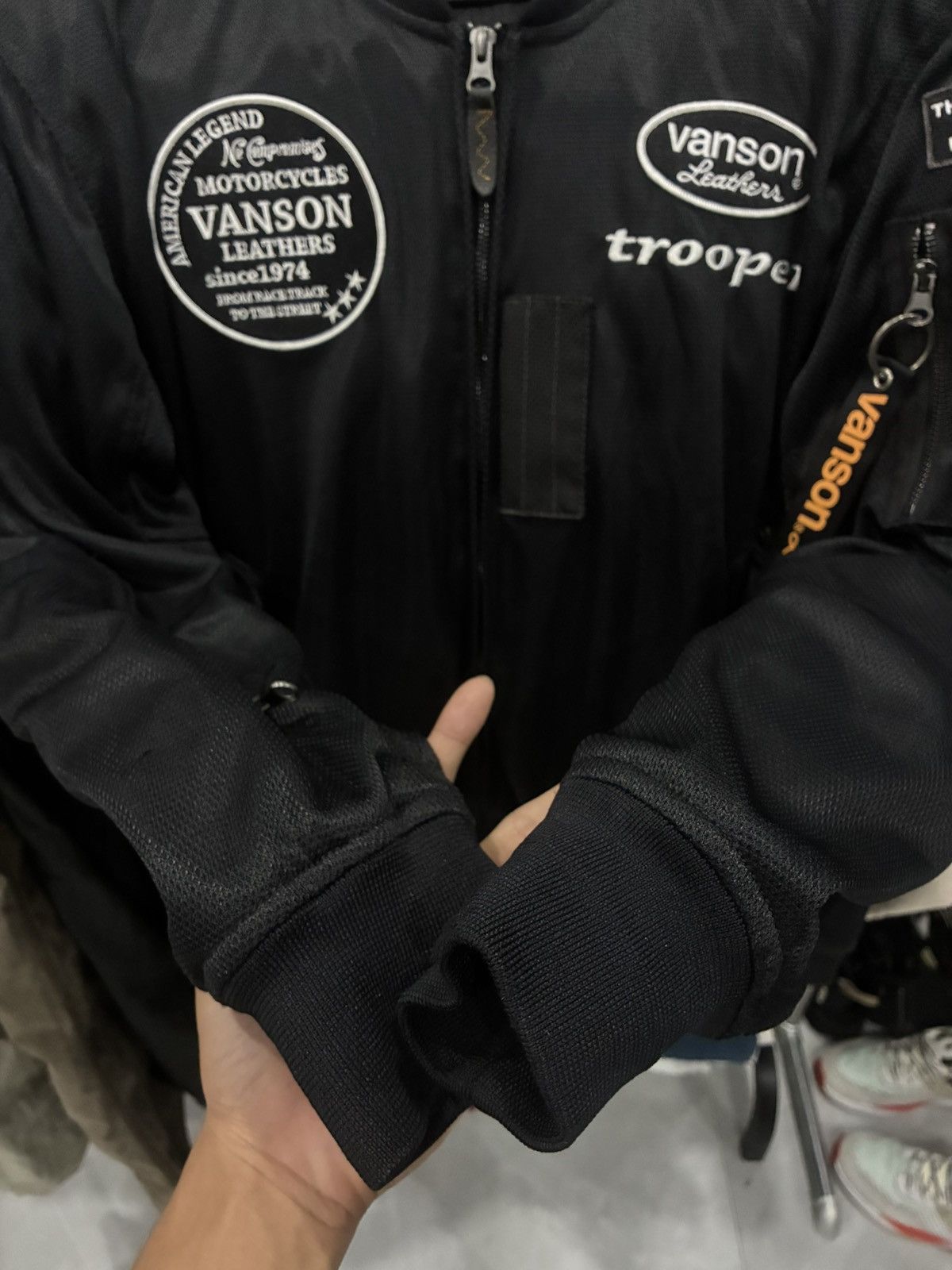 Vanson Leathers Vanson Motorcycle Mesh MA-1 Jacket Size US L / EU 52-54 / 3 - 6 Thumbnail