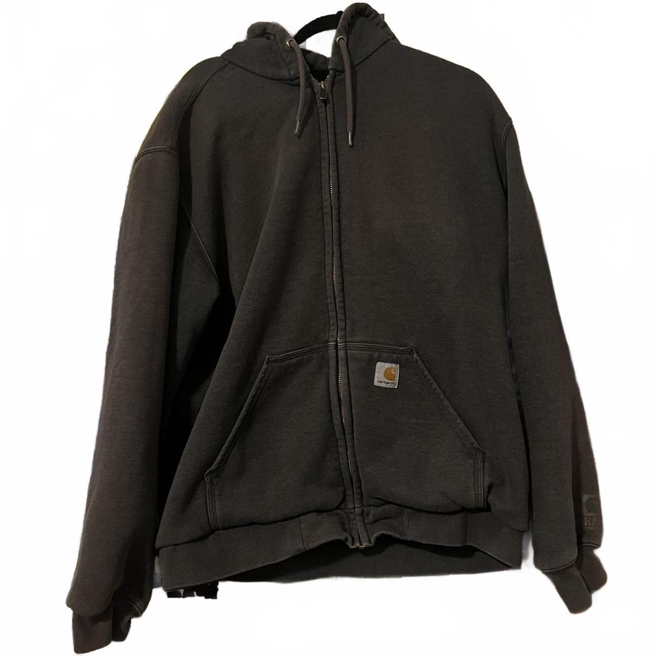 Carhartt Carhartt Y2K Faded Hoodie Black and Grey Jacket Mens Size US L / EU 52-54 / 3 - 1 Thumbnail