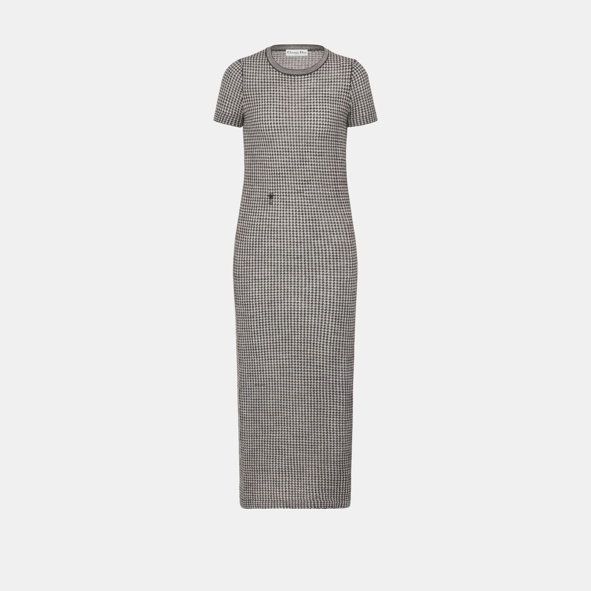 o1bcso1str0225 Mid-Length Dress in Black/White