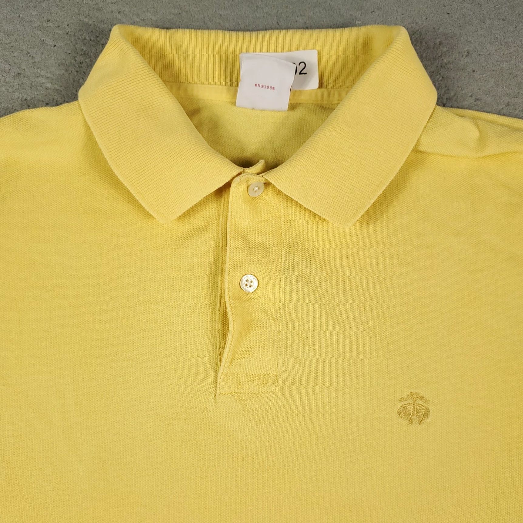Brooks Brothers Brooks Brothers Yellow Polo Shirt Mens Medium Casual Short Sleeve Regular Fit Size US M / EU 48-50 / 2 - 2 Thumbnail