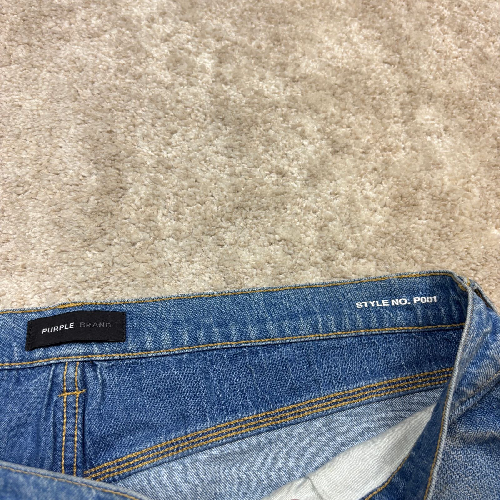 Purple Purple Brand P001 Slim Fit Low Rise Slim Leg Jeans 44x35 Size US 40 / EU 56 - 6 Thumbnail