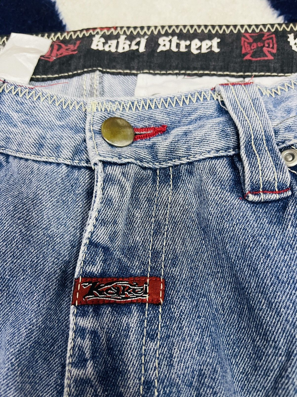 Japanese Brand Kakei Street Baggy Jeans (13) Size US 34 / EU 50 - 8 Thumbnail