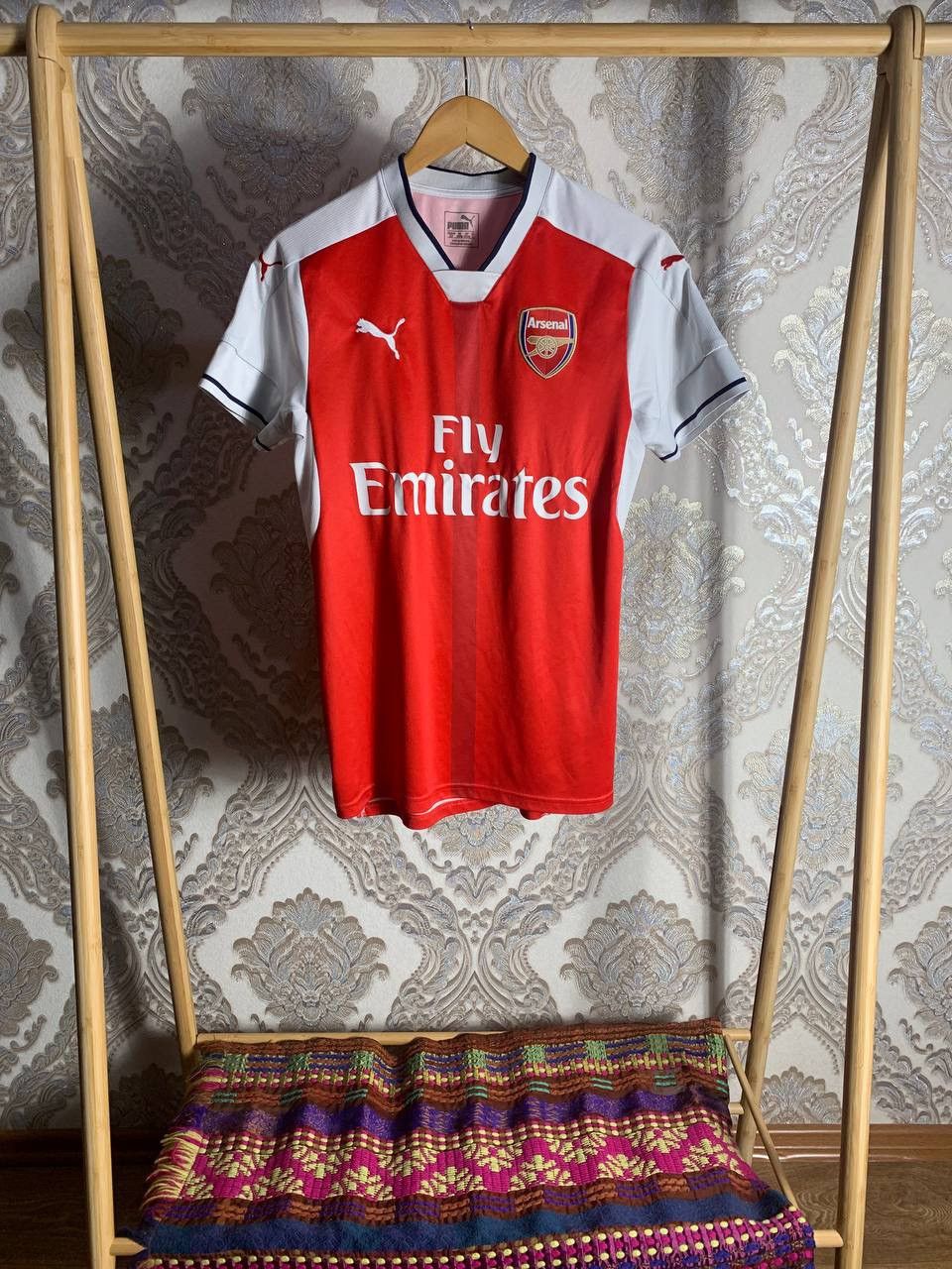 Puma × Vintage VERY RARE PUMA FC ARSENAL LONDON ENGLAND SOCCER JERSEY RETRO Size US S / EU 44-46 / 1 - 1 Thumbnail