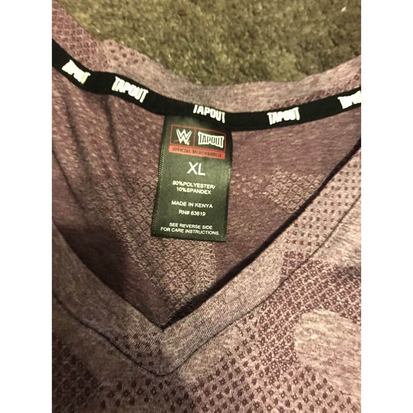 Tapout Tapout WWE V Neck Shirt Womens Purple Camo Xl Long Sleeve Athleisure Wrestling Size XL / US 12-14 / IT 48-50 - 3 Thumbnail