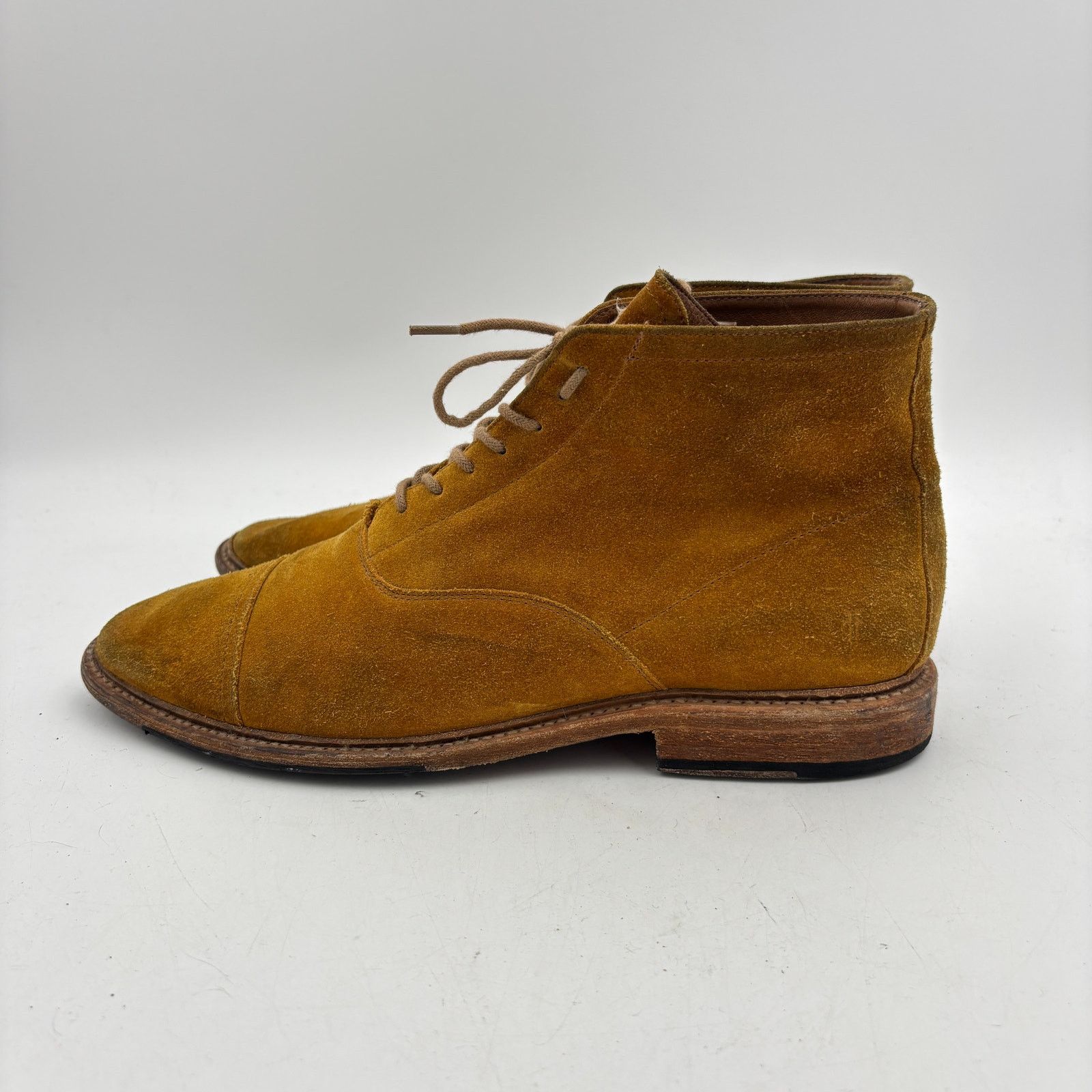 Frye Frye Paul Lace Up Suede Chukka Cap Toe Boots Men's 12 D Size US 12 / EU 45 - 5 Thumbnail