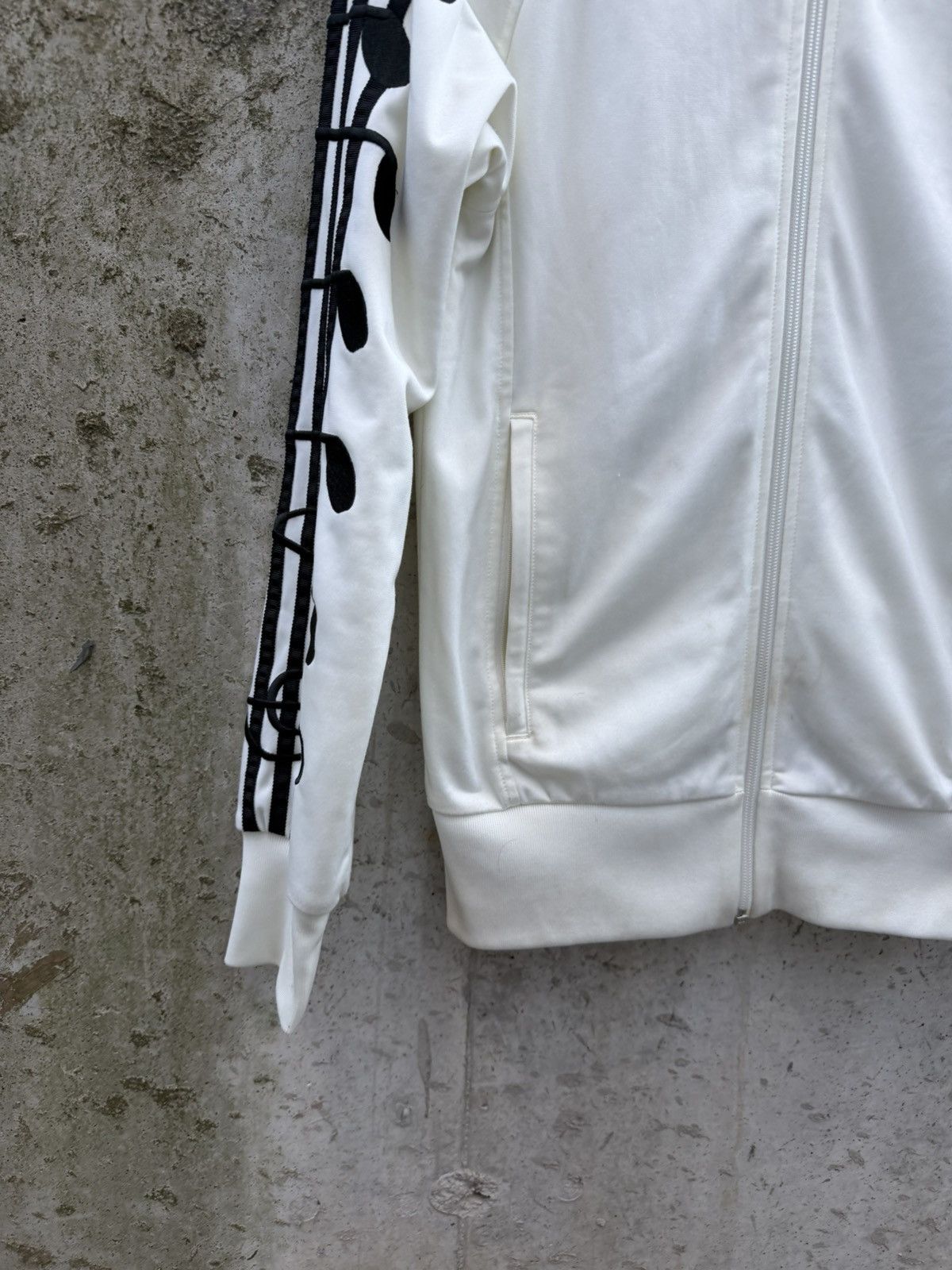 Adidas × Jeremy Scott Jeremy Scott X Adidas Musical Note White Track Jacket Size US XS / EU 42 / 0 - 6 Thumbnail