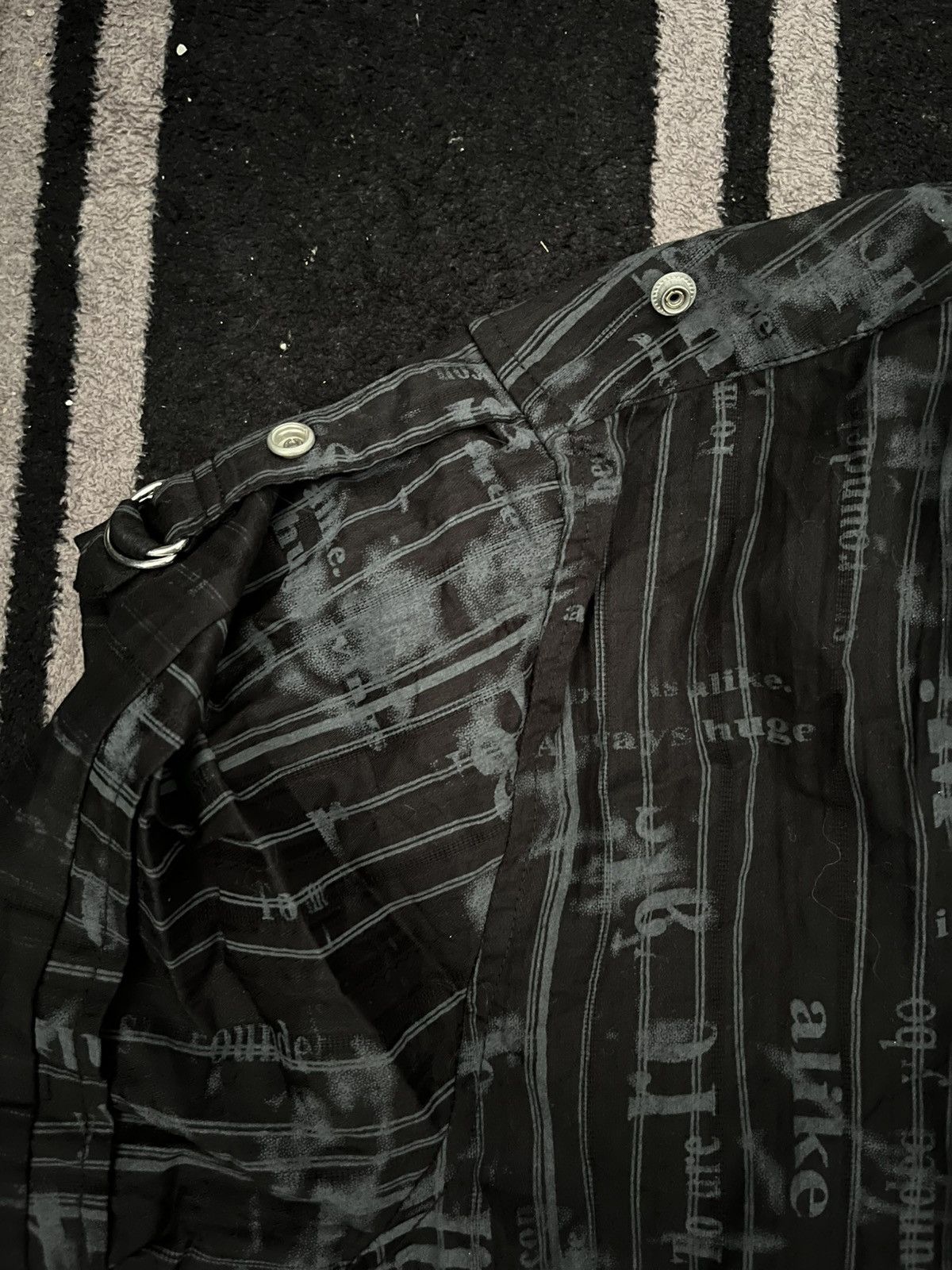 14th Addiction 2000s Euphuistic undersigned smoke poem button shirt Size US L / EU 52-54 / 3 - 4 Thumbnail