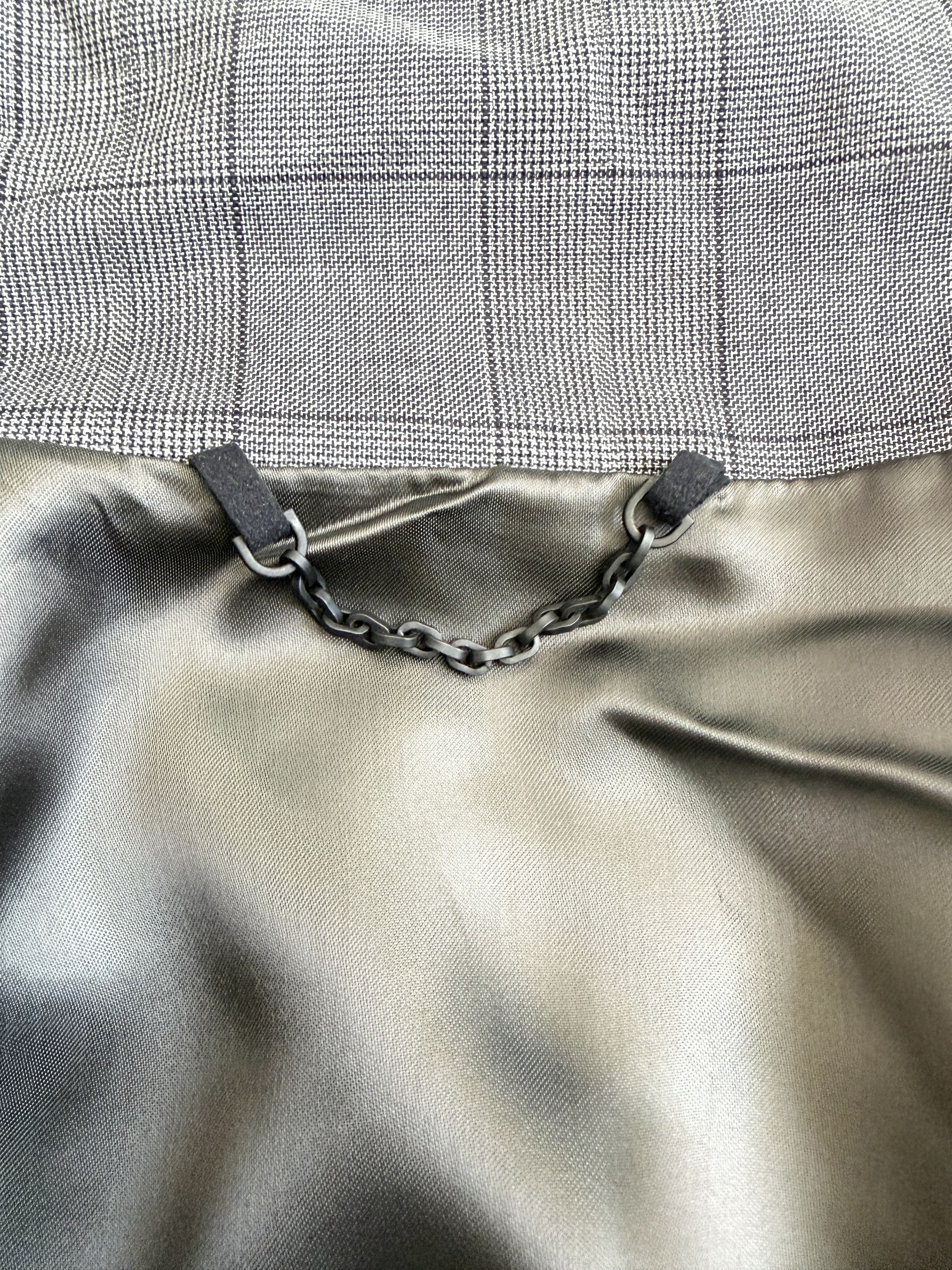 Louis Vuitton Louis Vuitton Grey & White Damier Track Jacket. Size US S / EU 44-46 / 1 - 4 Thumbnail