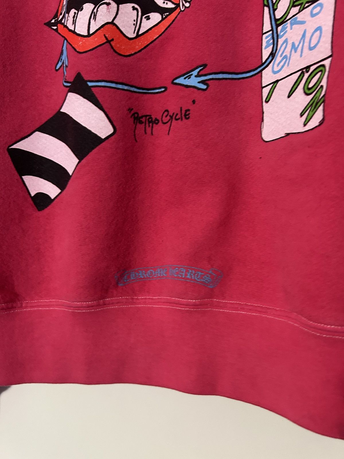 Chrome Hearts Chrome hearts matty boy retro cycle sweatshirt crewneck pink Size US S / EU 44-46 / 1 - 10 Thumbnail