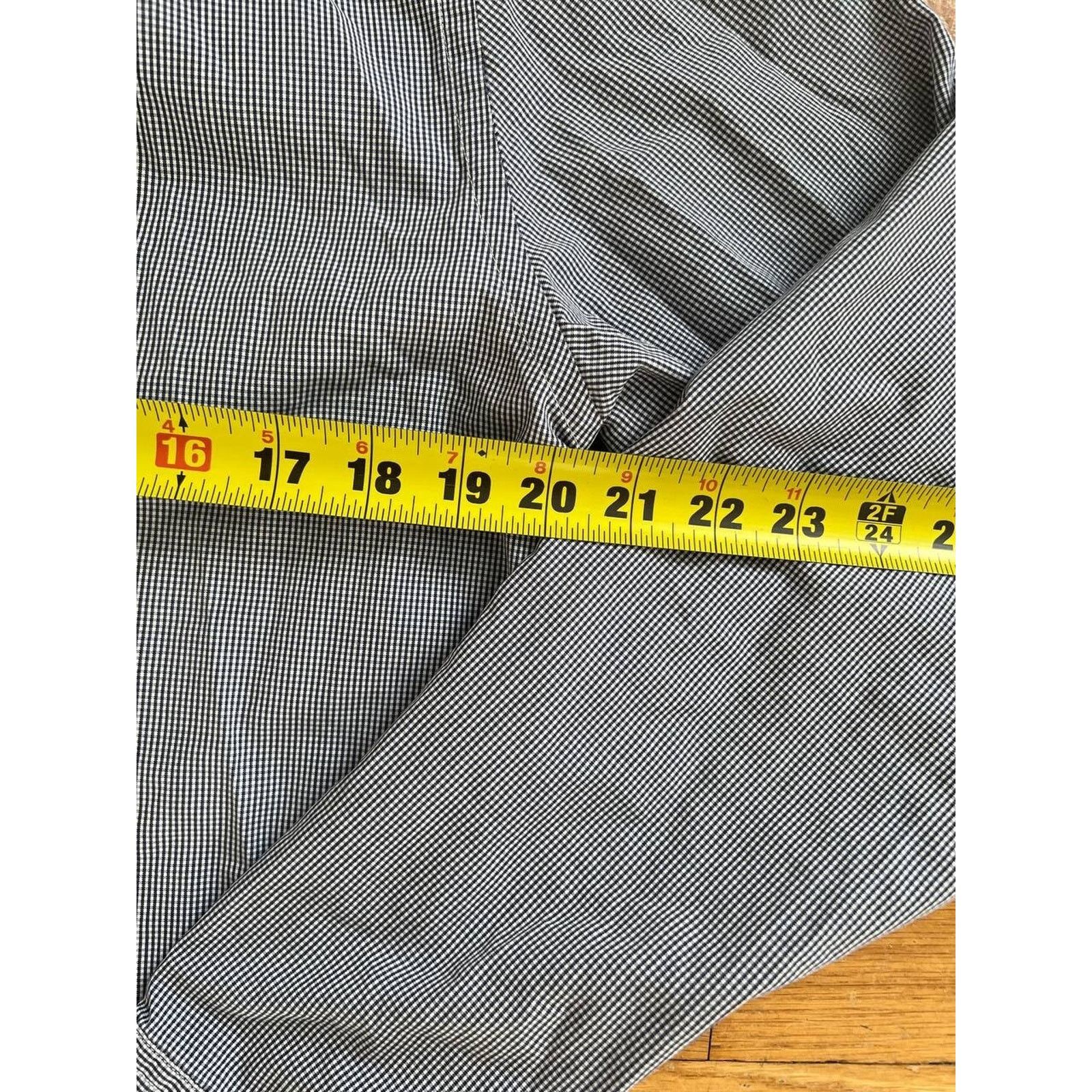 J.Crew J Crew Button Up Shirt Mens Gray Stripe Long Slee 10 A000837 Size US XXS / EU 40 - 2 Thumbnail
