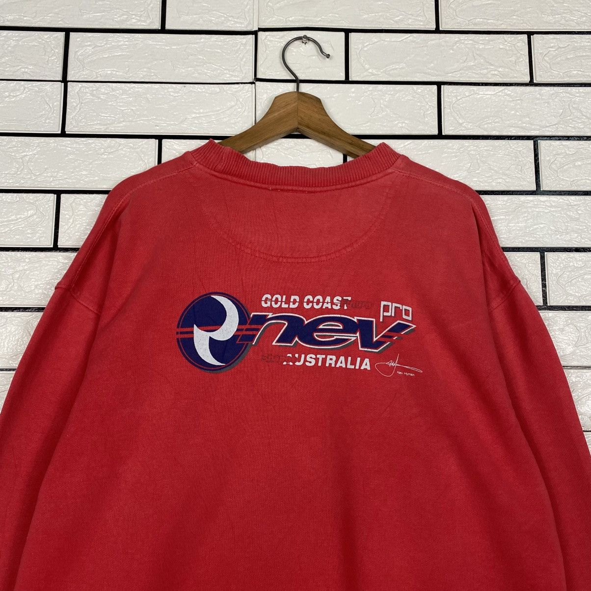 Japanese Brand 📌Vintage Sweatshirt Crewneck Nev Sportswear Big Logo Size US L / EU 52-54 / 3 - 10 Thumbnail