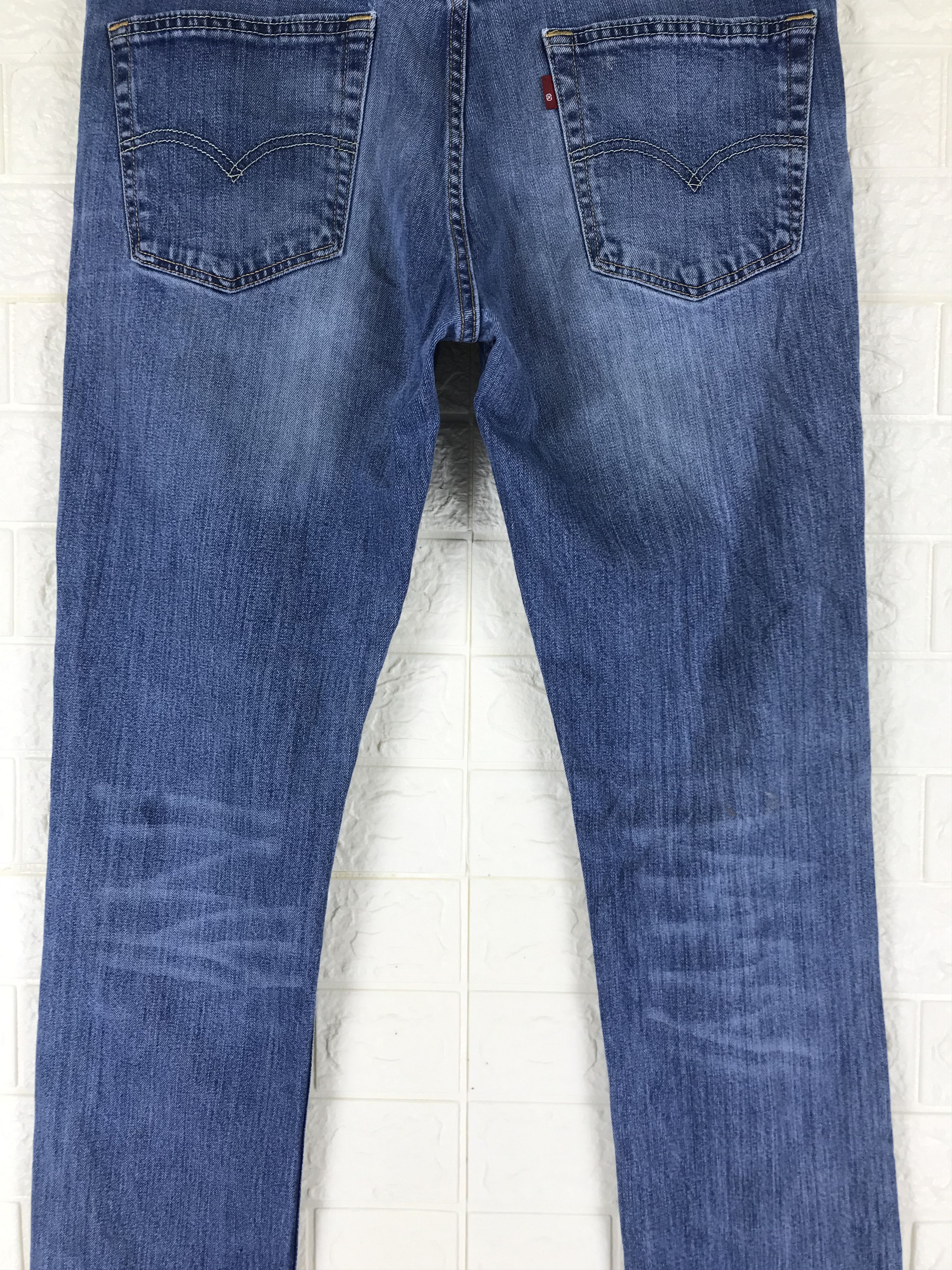 Levi's Vintage Levi's 511 Slim Cut Jeans Blue Washed Denim Size US 36 / EU 52 - 7 Thumbnail