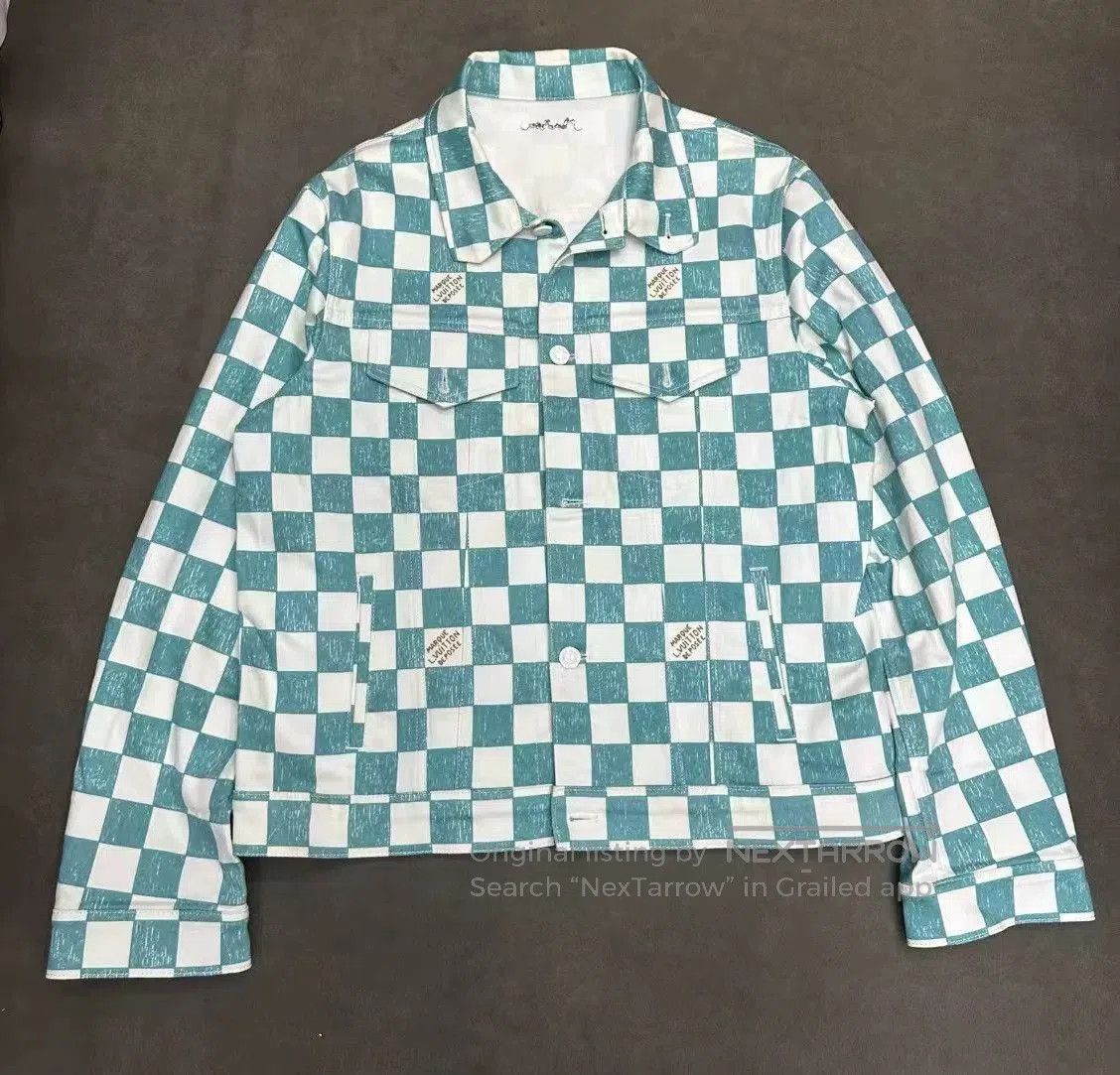 Louis Vuitton Louis Vuitton Damier Denim Trucker Jacket. Size US L / EU 52-54 / 3 - 1 Thumbnail