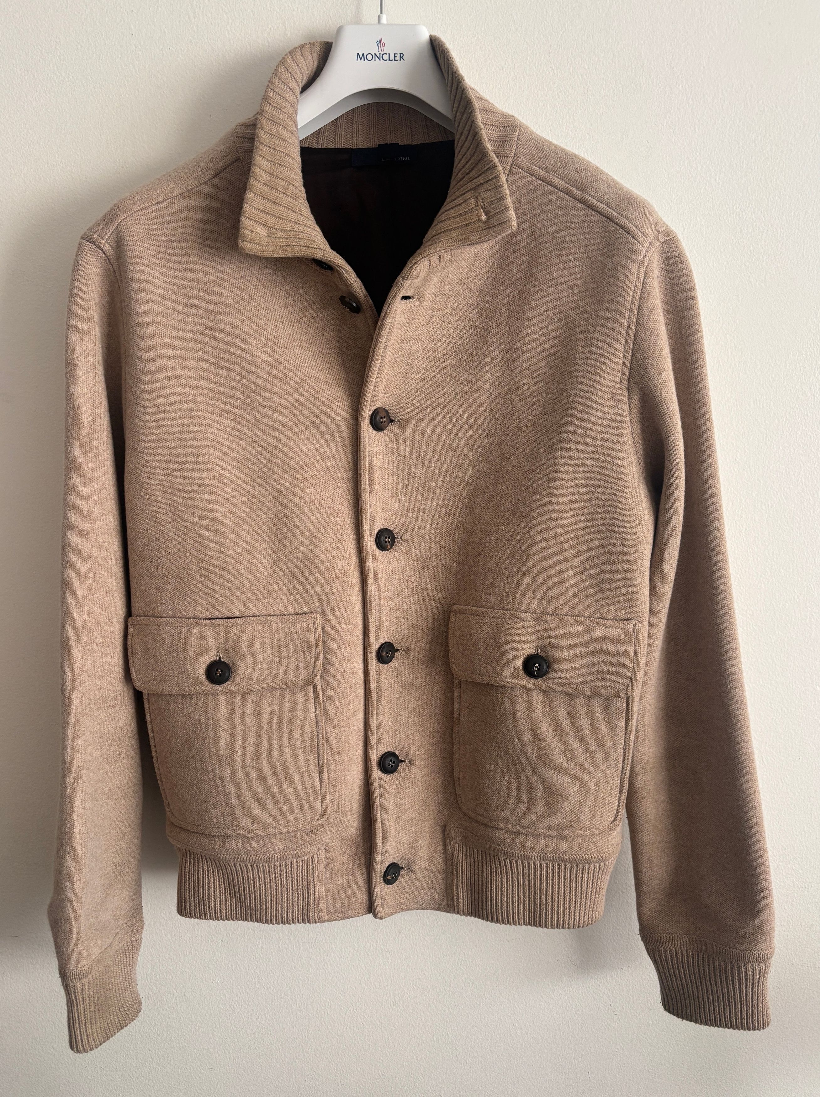 Lardini $945 Valstarino Beige Wool Cardigan/ Jacket -EU 52 M/L Size US L / EU 52-54 / 3 - 4 Thumbnail