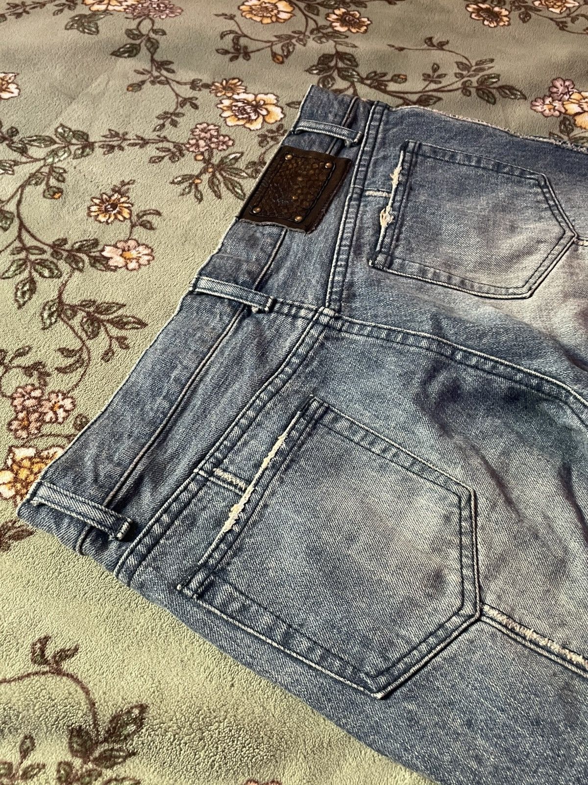 5351 POUR LES HOMMES 5351 Pour Les Hommes Raw Edge Flare Denim Size US 32 / EU 48 - 3 Thumbnail