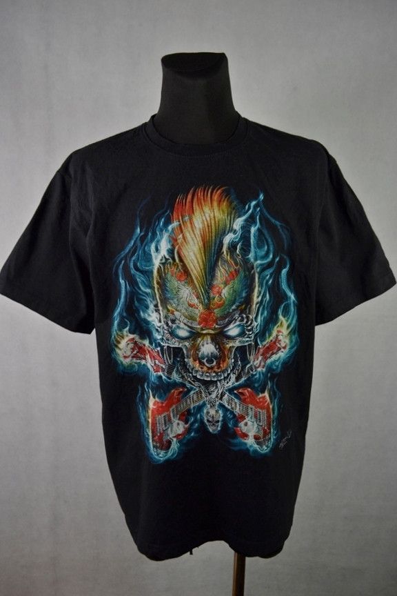Affliction × Band Tees × Vintage Vintage Rock Chang Punk Clown tee t-shirt XL Size US XL / EU 56 / 4 - 1 Thumbnail