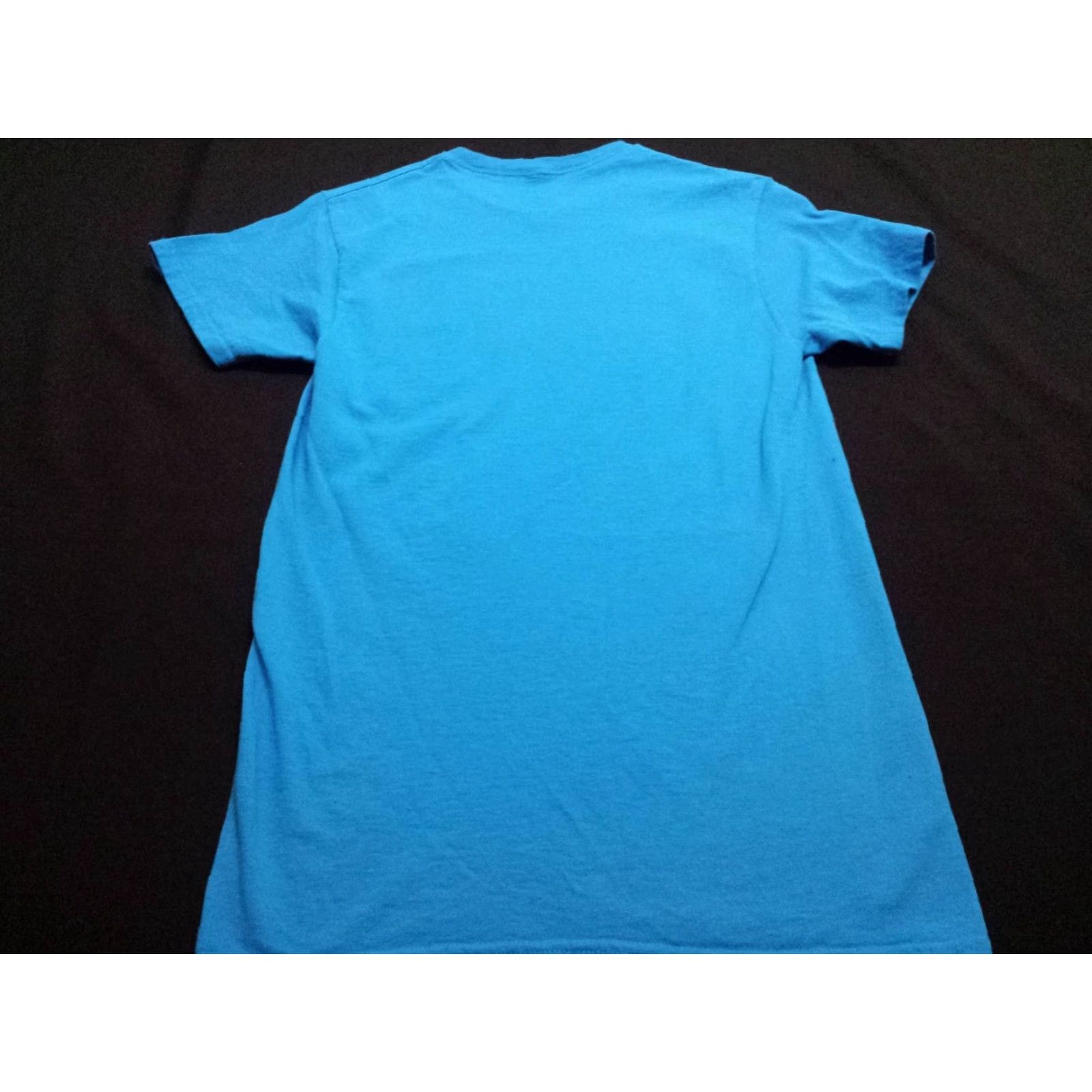 Disney Disney Mens Small Short Sleeve Solid Blue 100% Cotton Mickey Mouse T-Shirt Size US S / EU 44-46 / 1 - 4 Thumbnail