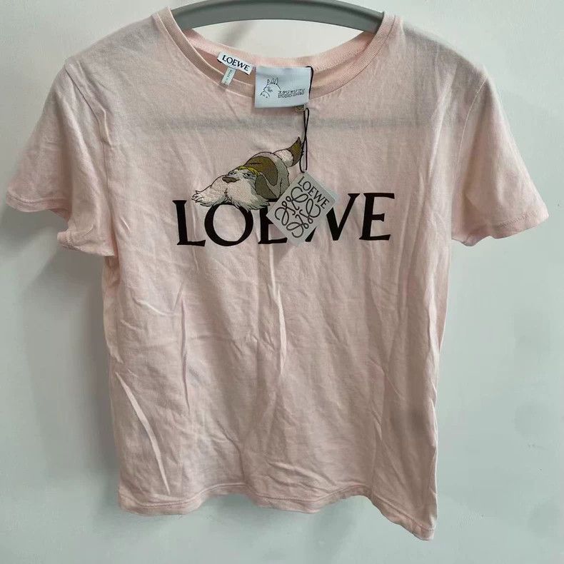 Loewe LOEWE Pink short-sleeved T-shirt Size S / US 4 / IT 40 - 1 Thumbnail