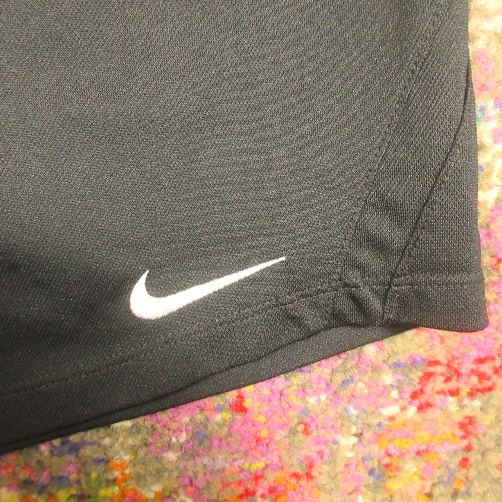 Nike VINTAGE Nike Running Shorts Womens Small Black Dri-FIT 3 Inch Inseam Workout Gym EUC Size 26" / US 2 / IT 38 - 5 Thumbnail
