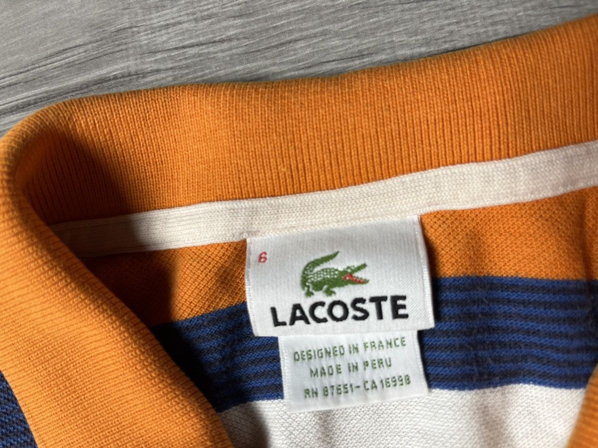Lacoste Lacoste polos striped size Large Size US L / EU 52-54 / 3 - 4 Thumbnail