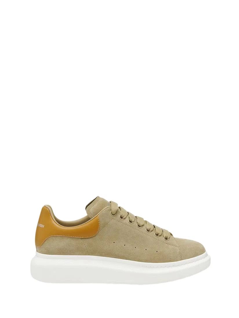 Alexander McQueen MCQUEEN Oversized Dark Caramel Suede Sneakers New Size US 11.5 / EU 44-45 - 1 Thumbnail