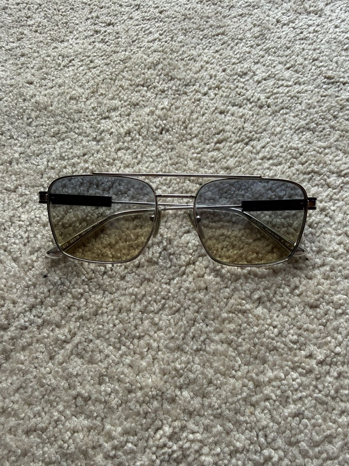 Prada Prada SPR67Z - Blue/Yellow Tint Lenses Size ONE SIZE - 1 Thumbnail