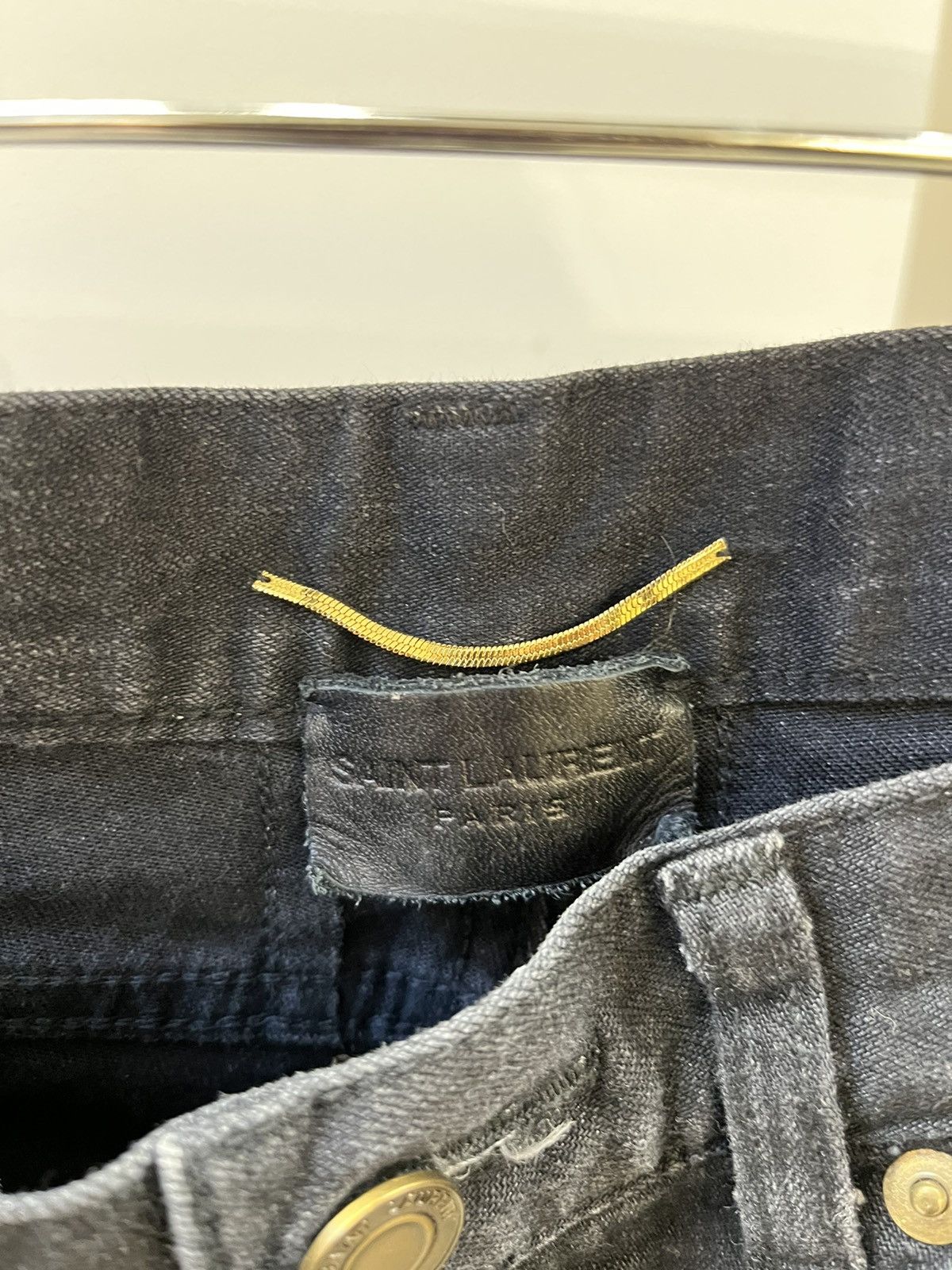 Saint Laurent Paris Saint Laurent Paris D01 Black Denim Size 30" / US 8 / IT 44 - 7 Thumbnail